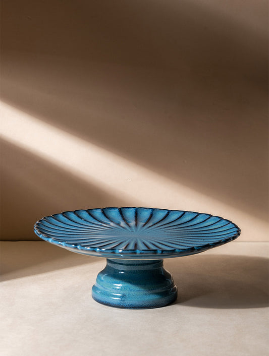 Flower Cake Stand - Ceramic